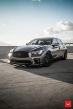 Infiniti Q50S on Vossen Wheels (HF-2) 2018 года